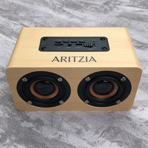 Aritzia Wireless Wooden Bluetooth Speaker NWT